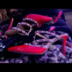 designer studded dress sandals